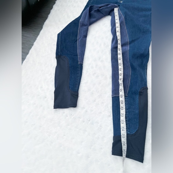 PIPER By SMARTPAK Stretch Denim Full Seat Breeches Riding Jeans - Picture 13 of 15